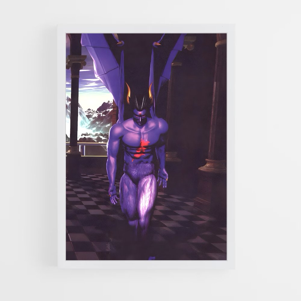 Poster Kazuya au Combat – affiche Tekken (vue 3)